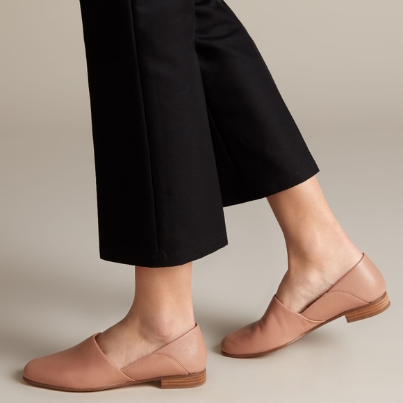 clarks pure tone leather loafers